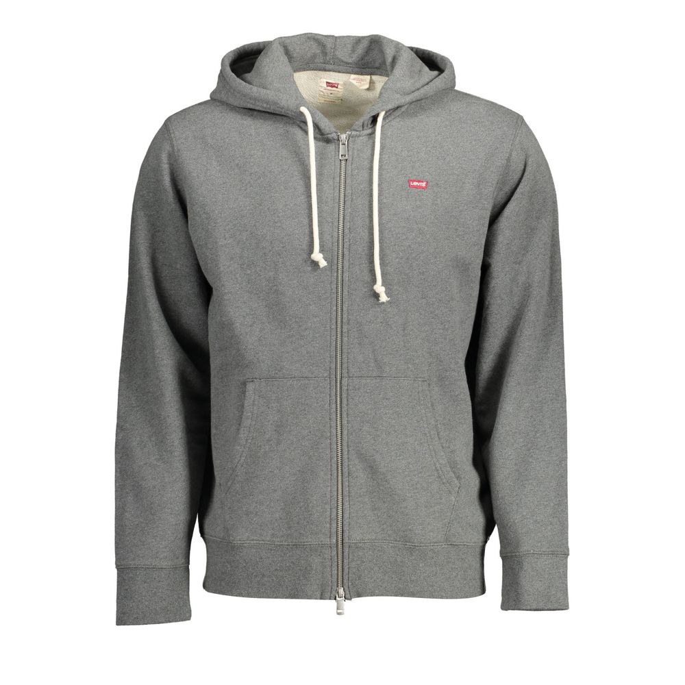 Levi's Gray Cotton Men Sweater $200.00 Levi's Luzworld