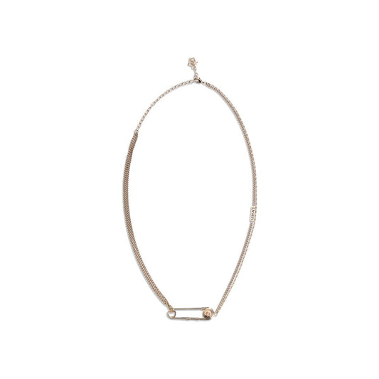 Versace Safety pin Necklace $1180.00 Versace Luzworld