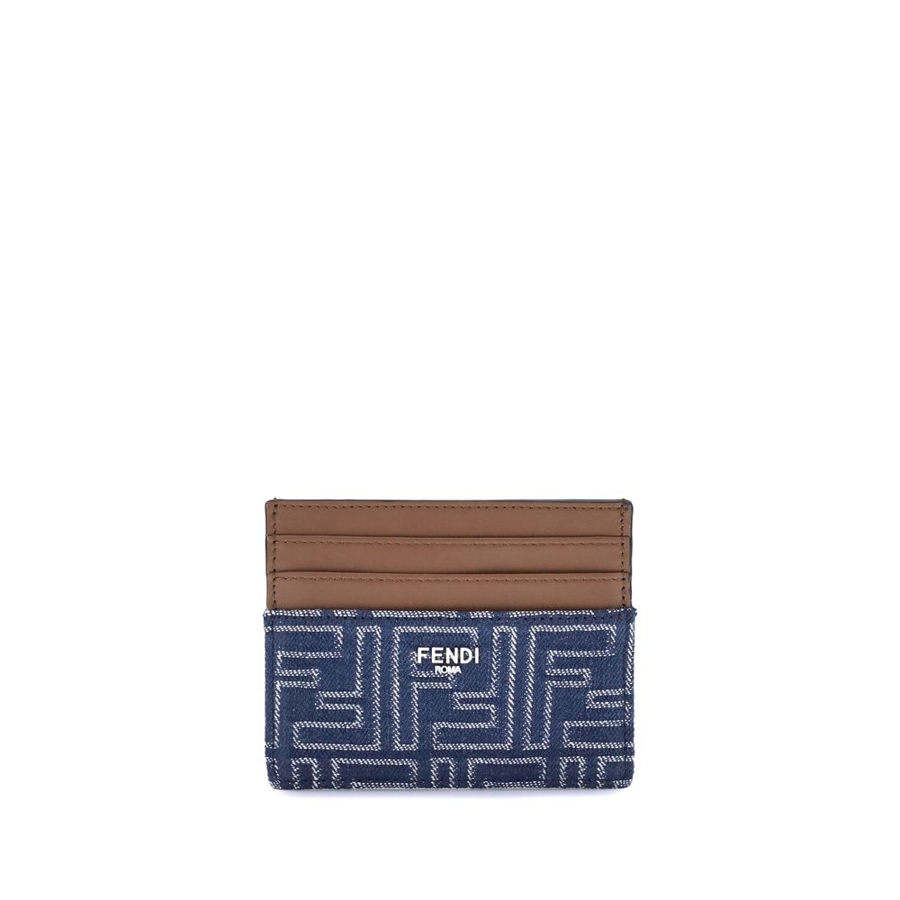 Fendi Denim Card Holder $549.00 Fendi Luzworld