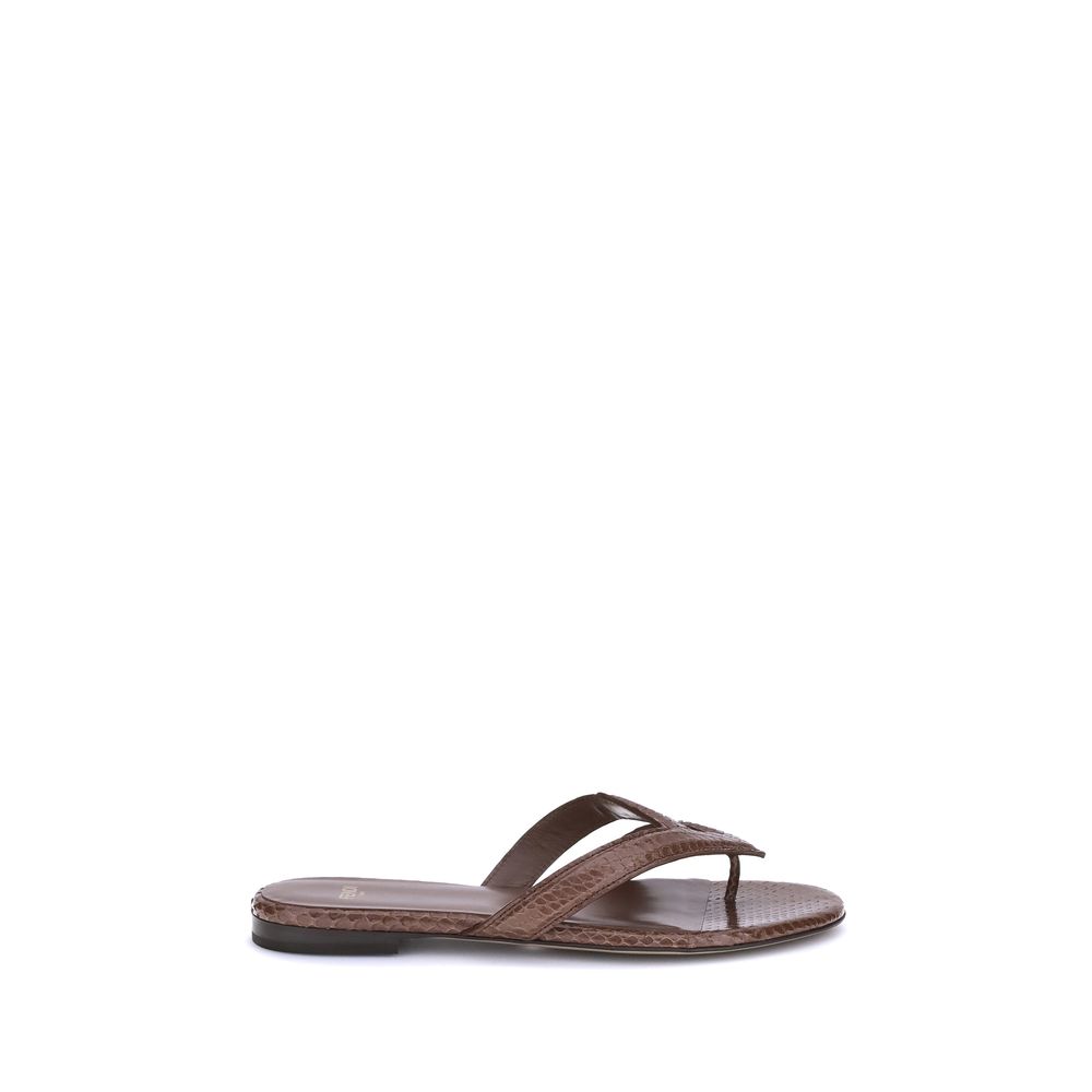 Fendi Infradito Ayers Sandals $1528.00 Fendi Luzworld