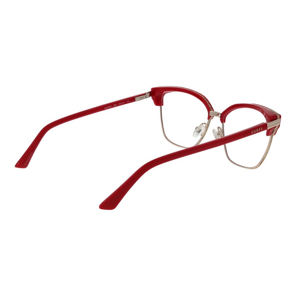 Guess Red Women Glasses Frame $441.00 Guess Luzworld