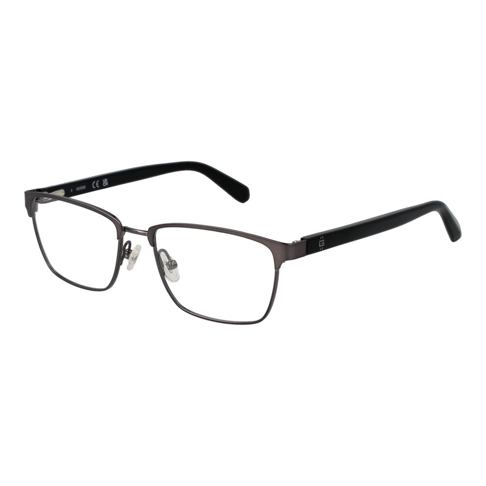 Guess Silver Men Glasses Frame $441.00 Guess Luzworld