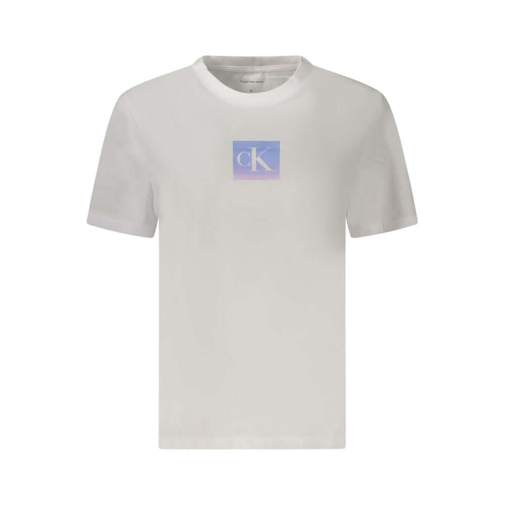 Calvin Klein White Cotton Women T-Shirt $123.00 Calvin Klein Luzworld