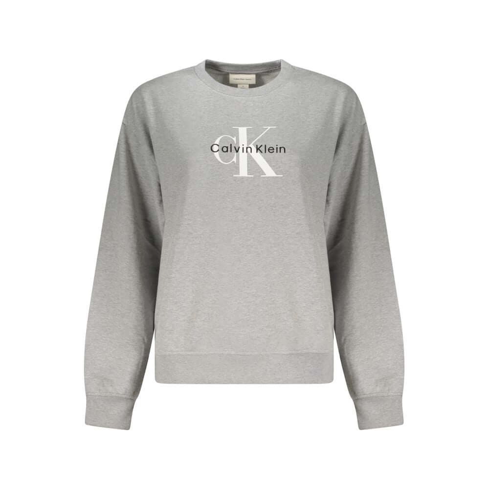 Calvin Klein Gray Cotton Women Sweater $220.00 Calvin Klein Luzworld