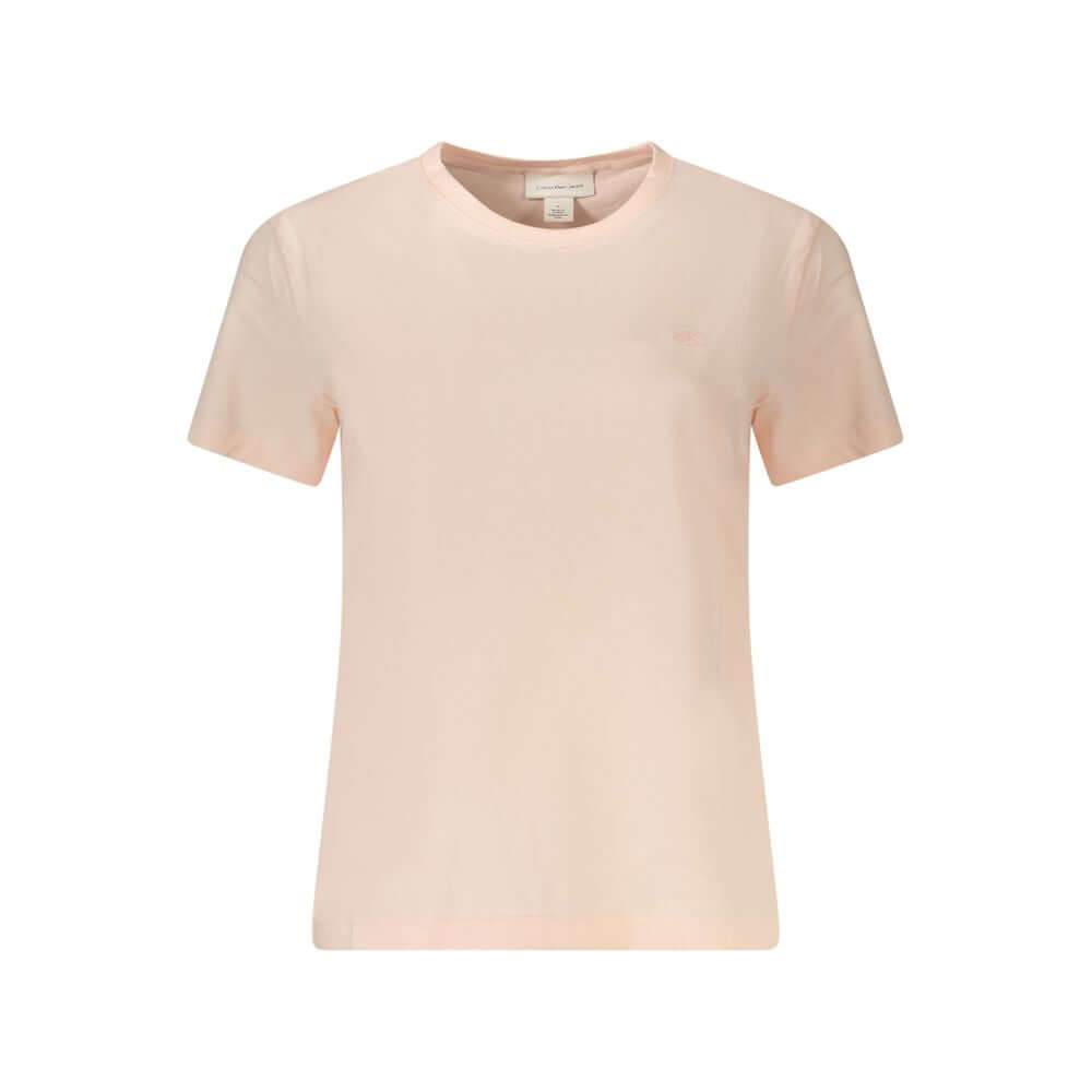 Calvin Klein Pink Cotton Women T-Shirt $132.00 Calvin Klein Luzworld
