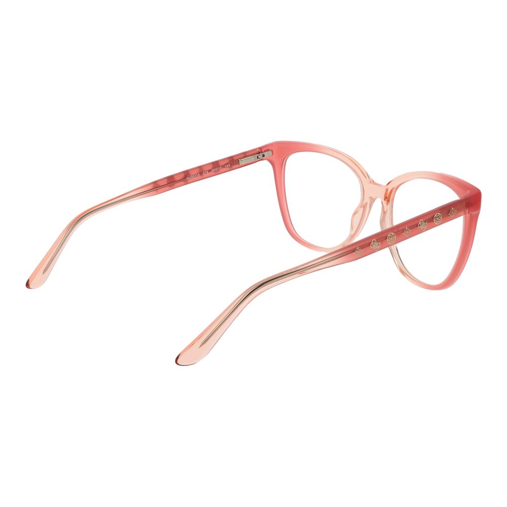 Guess Pink Women Glasses Frame $221.00 Guess Luzworld
