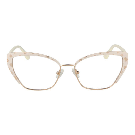 Guess White Women Glasses Frame $441.00 Guess Luzworld