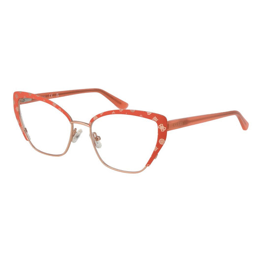 Guess Orange Women Glasses Frame $441.00 Guess Luzworld