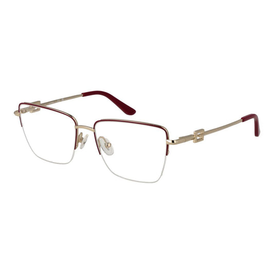Guess Burgundy Women Glasses Frame $221.00 Guess Luzworld