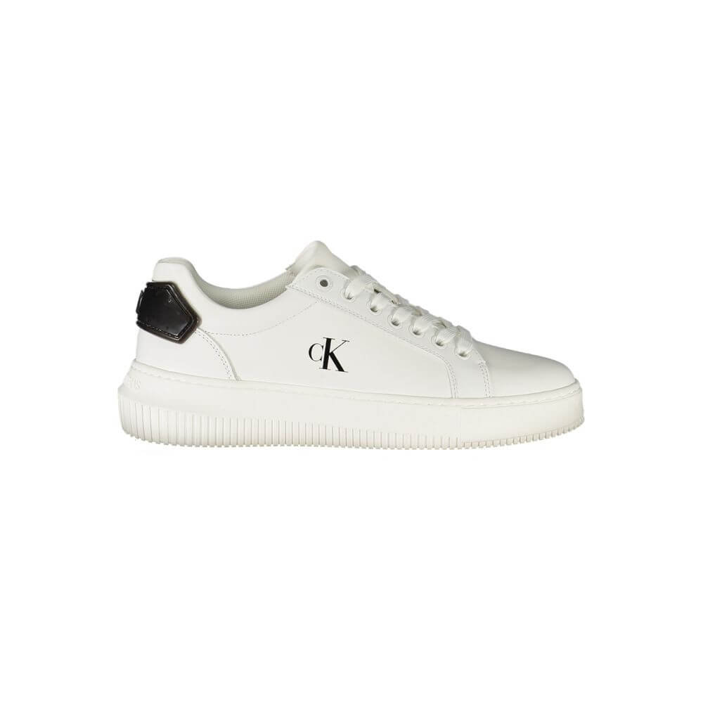 Calvin Klein White Leather Women Sneaker $298.00 Calvin Klein Luzworld