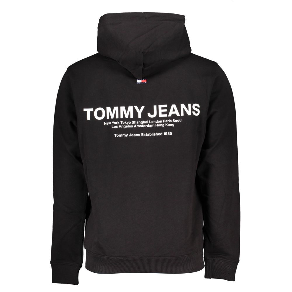 Tommy Hilfiger Black Cotton Men Sweater $234.00 Tommy Hilfiger Luzworld