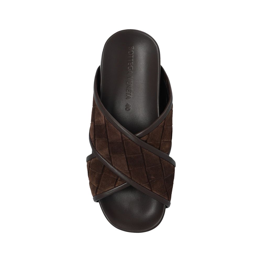 Bottega Veneta Tarik Criss Cross Sandal $1948.00 Bottega Veneta Luzworld