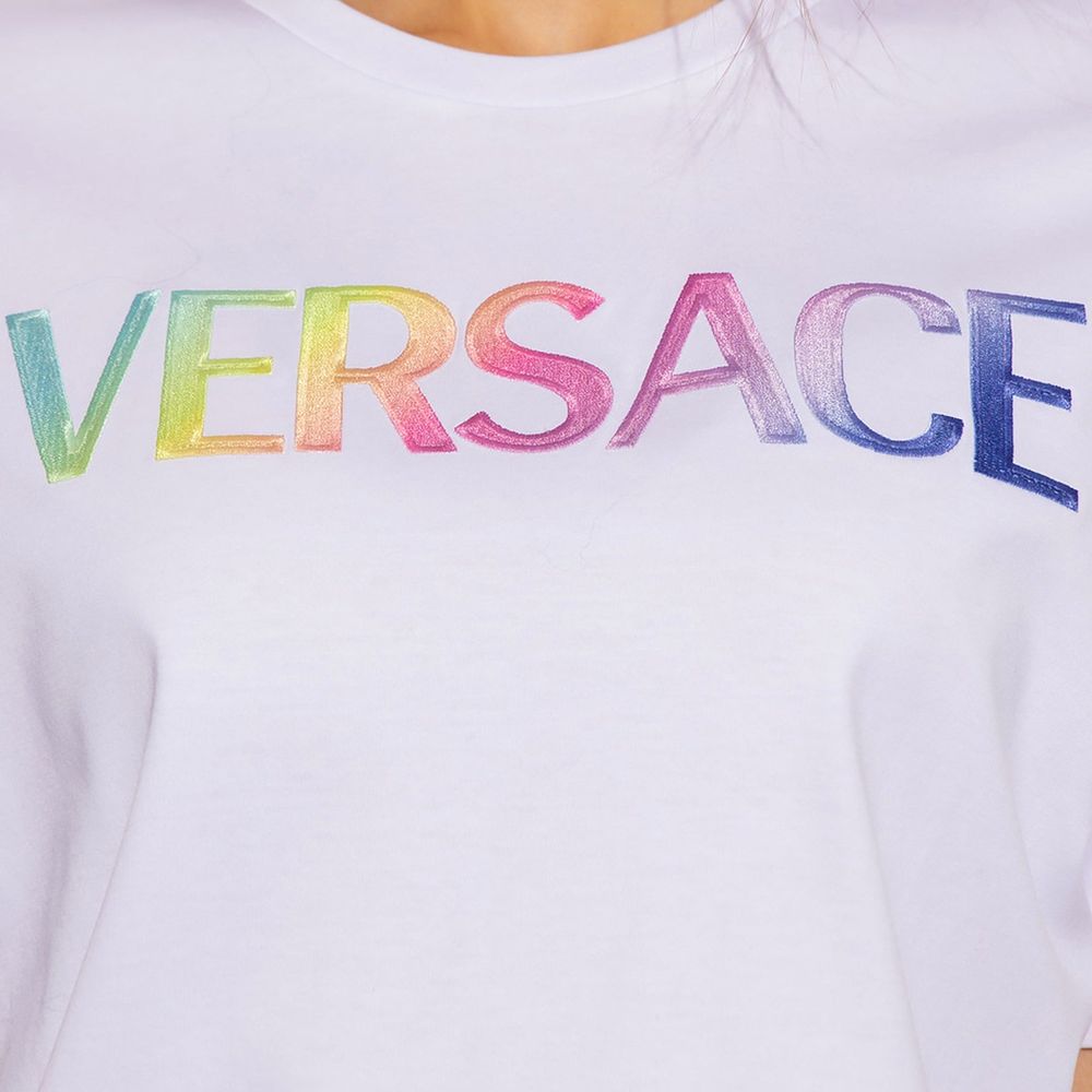 Versace Cotton Logo T-Shirt $950.00 Versace Luzworld