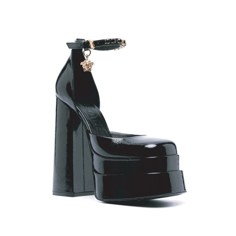 Versace Leather Platform Sandals $2311.00 Versace Luzworld