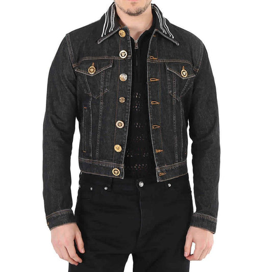 Versace Medusa Motif Denim Jacket $3338.00 Versace Luzworld