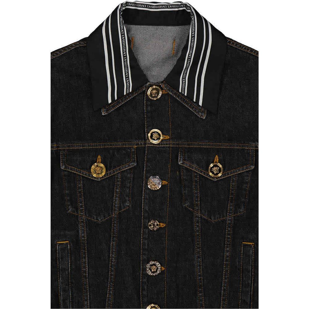 Versace Medusa Motif Denim Jacket $3338.00 Versace Luzworld