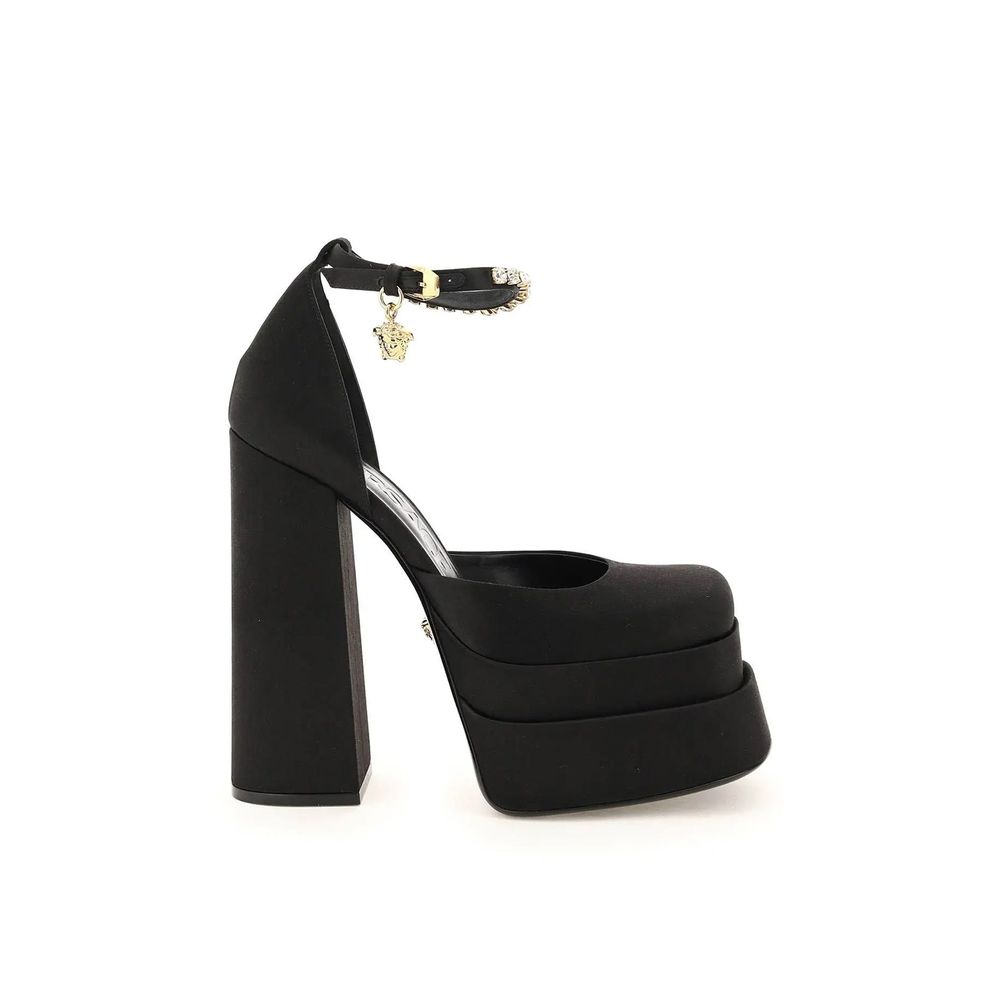 Versace Silk Satin Platform Pumps $2358.00 Versace Luzworld