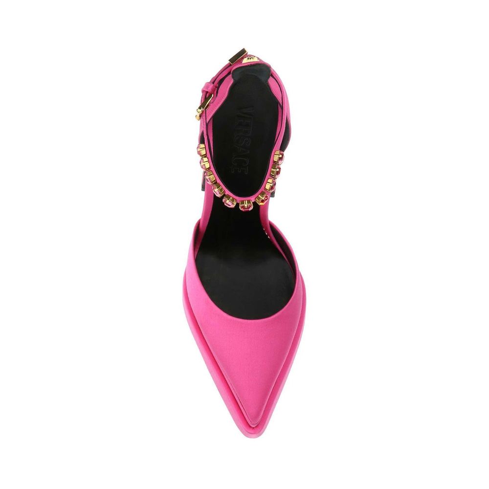 Versace Silk Satin Pumps $2624.00 Versace Luzworld