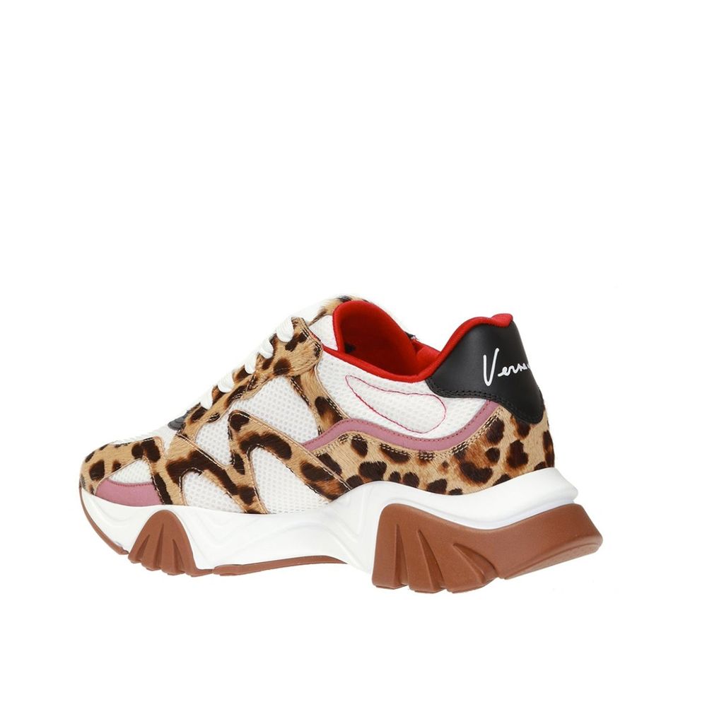 Versace Squalo Leopard Sneakers $1935.00 Versace Luzworld