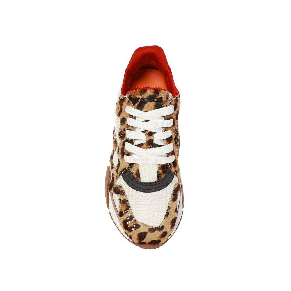 Versace Squalo Leopard Sneakers $1935.00 Versace Luzworld