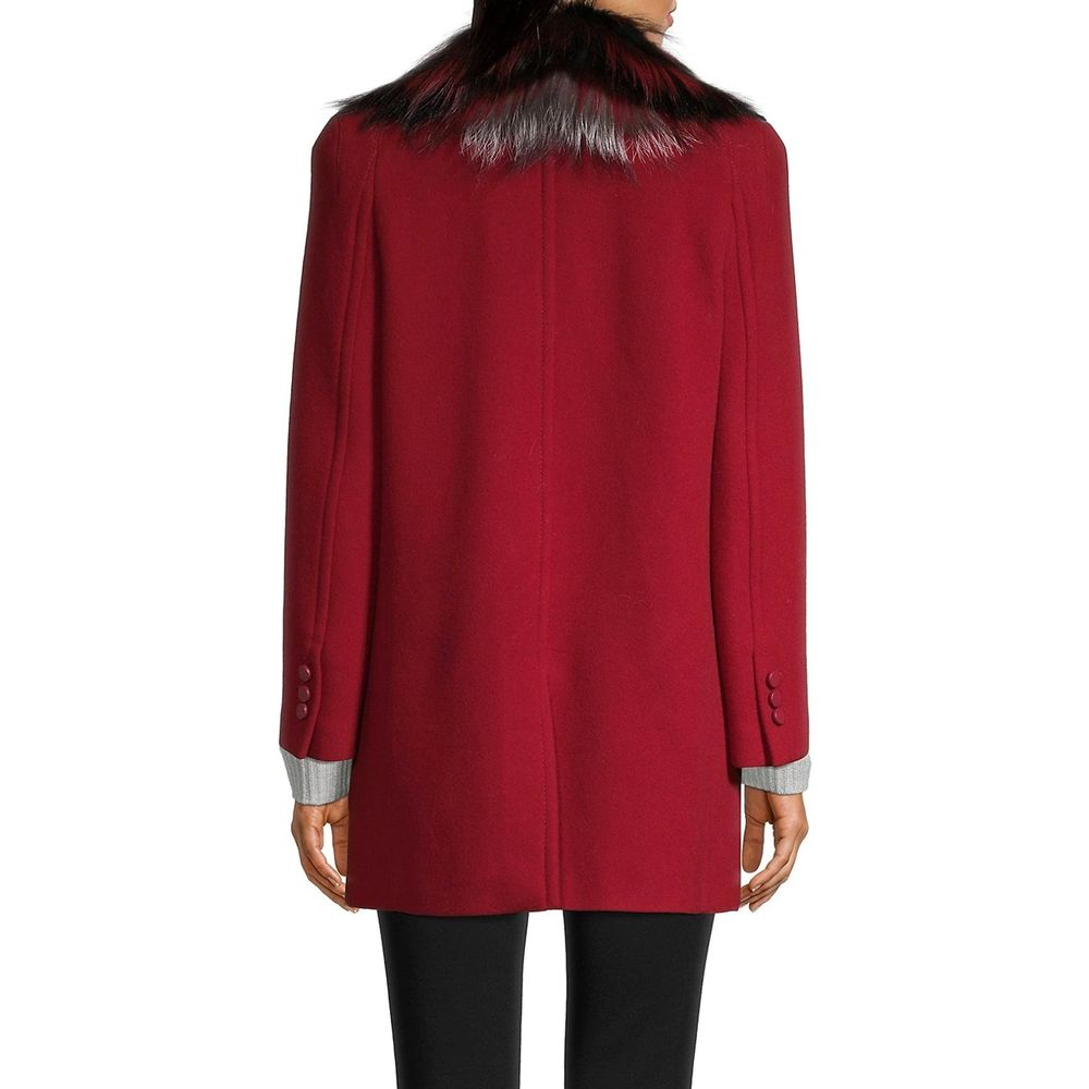 Fendi Fur Collar Wool Coat $5500.00 Fendi Luzworld