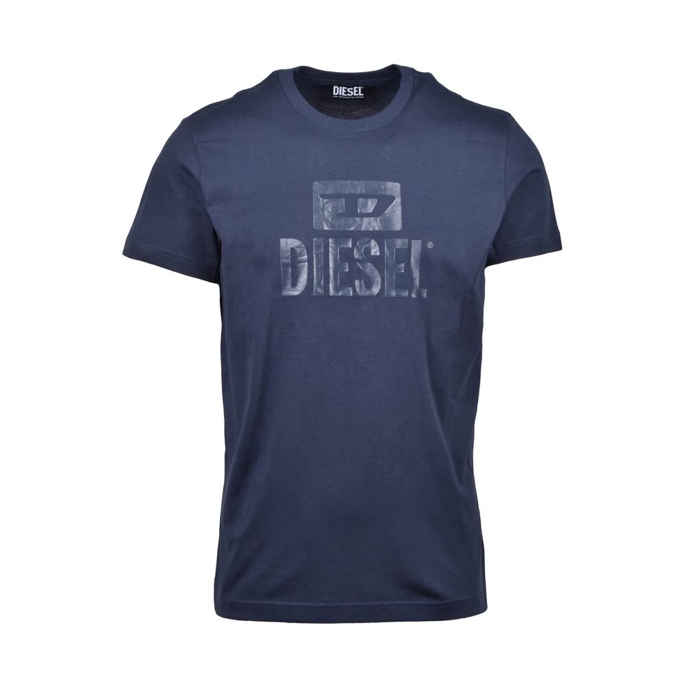 Diesel Blue Cotton T-Shirt $139.00 Diesel Luzworld