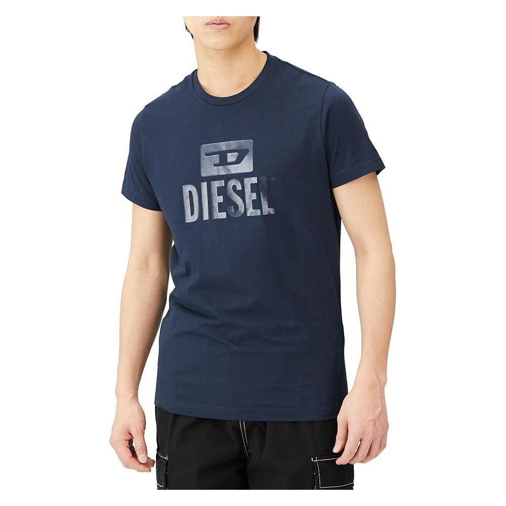 Diesel Blue Cotton T-Shirt $139.00 Diesel Luzworld