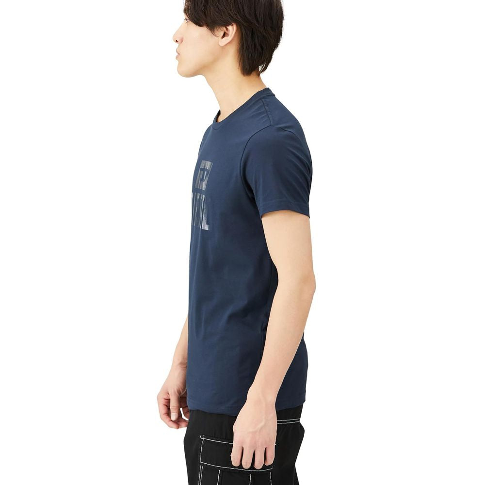 Diesel Blue Cotton T-Shirt $139.00 Diesel Luzworld