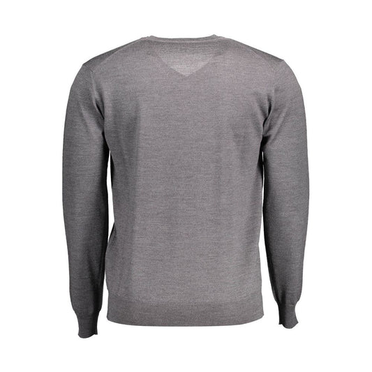 Harmont & Blaine Gray Wool Sweater $507.00 Harmont & Blaine Luzworld