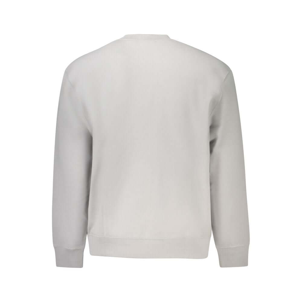 Calvin Klein Gray Cotton Men Sweater $221.00 Calvin Klein Luzworld