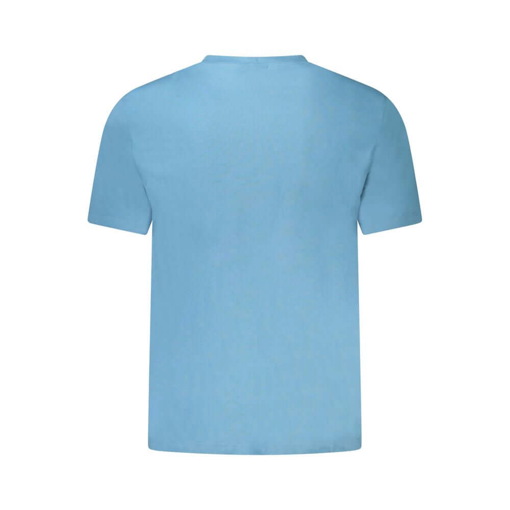 Calvin Klein Blue Cotton Men T-Shirt $132.00 Calvin Klein Luzworld