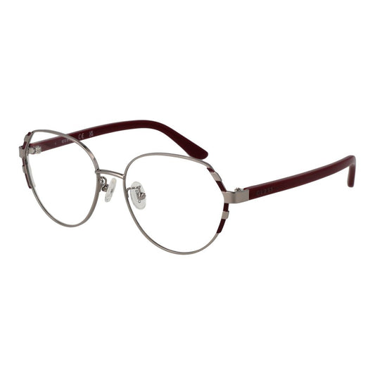 Guess Silver Women Glasses Frame $441.00 Guess Luzworld