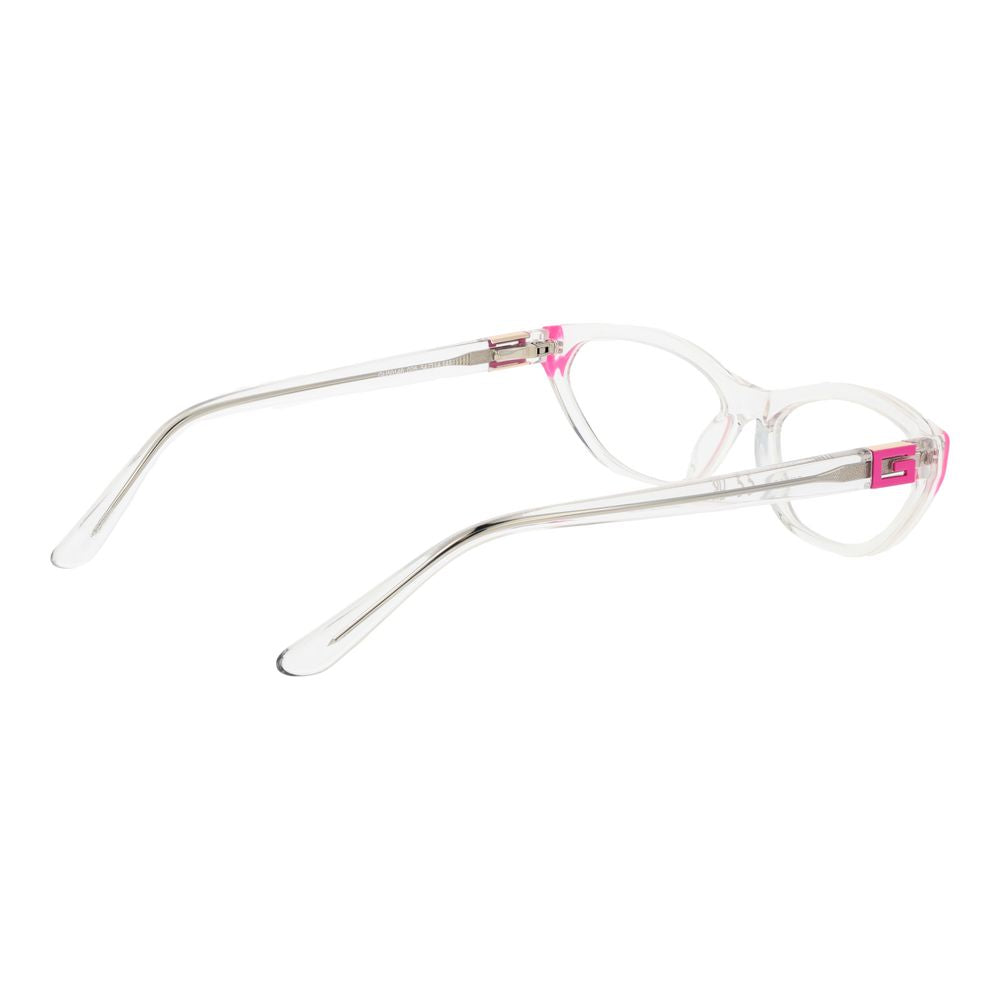 Guess Transparent Women Glasses Frame $212.00 Guess Luzworld