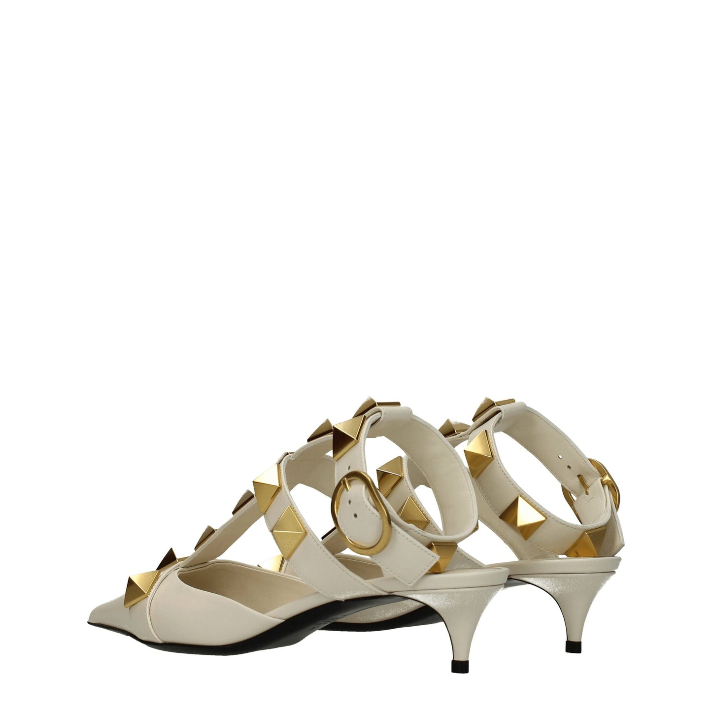 Valentino Garavani Beige Leather Stiletto Heels Sandals $1788.00 Valentino Garavani Luzworld