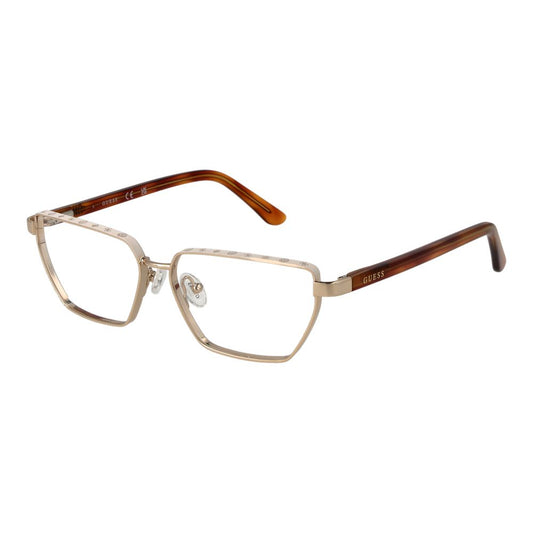Guess Gold Women Glasses Frame $230.00 Guess Luzworld
