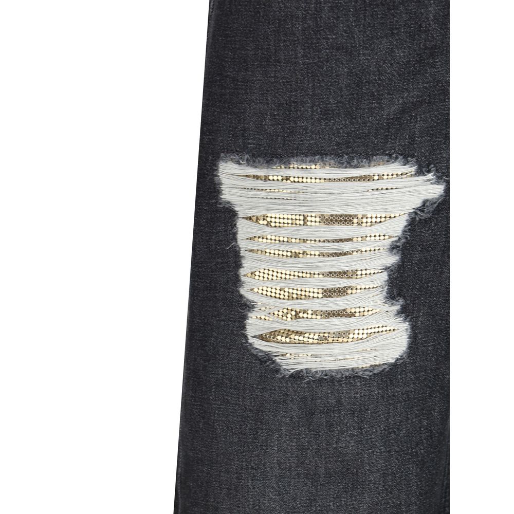 Versace Cut-Out detail Jeans $2090.00 Versace Luzworld