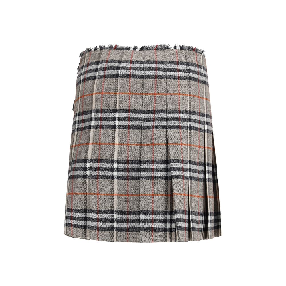 Burberry Check Archive wool Miniskirt $2665.00 Burberry Luzworld