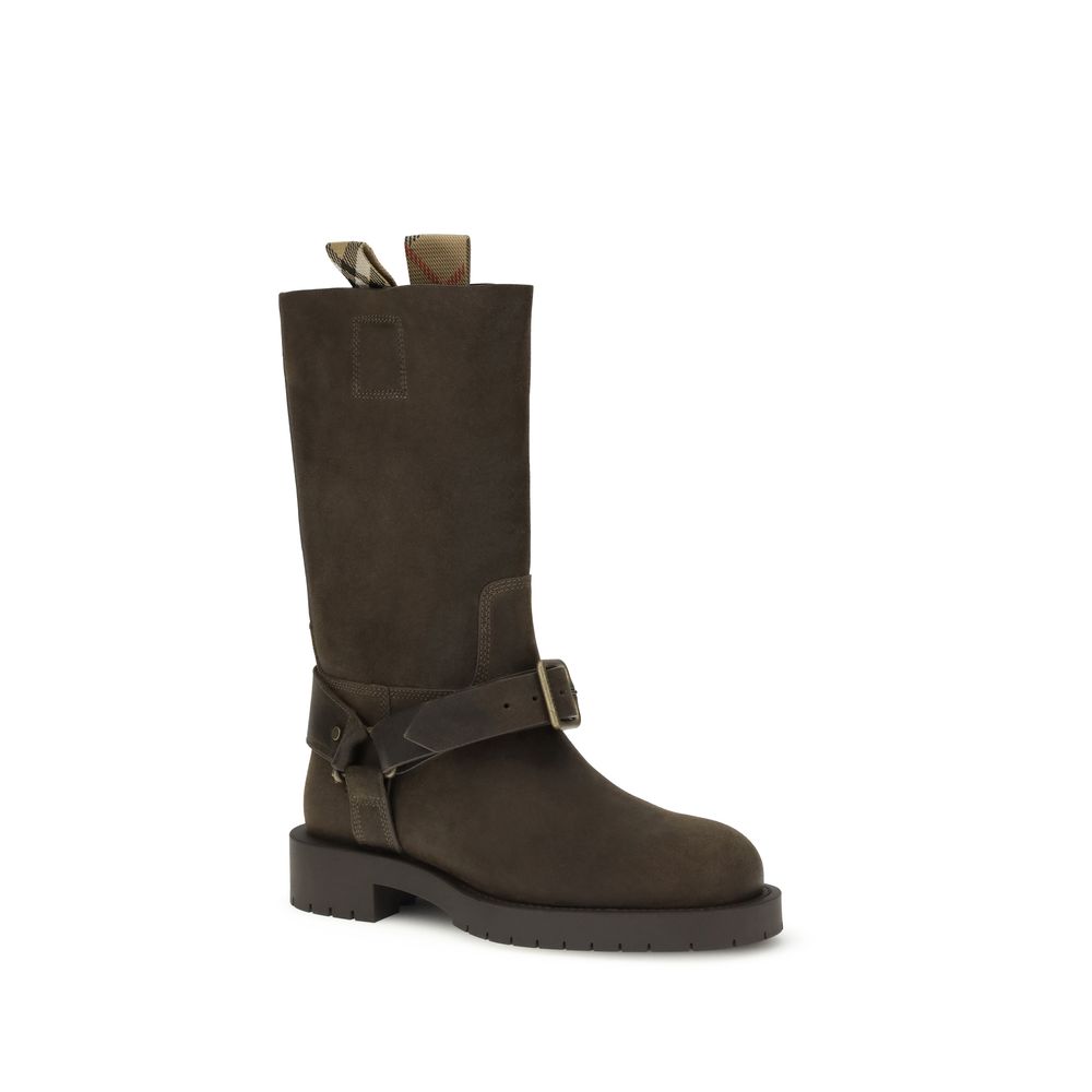 Burberry Suede Saddle Ankle Boots $2590.00 Burberry Luzworld