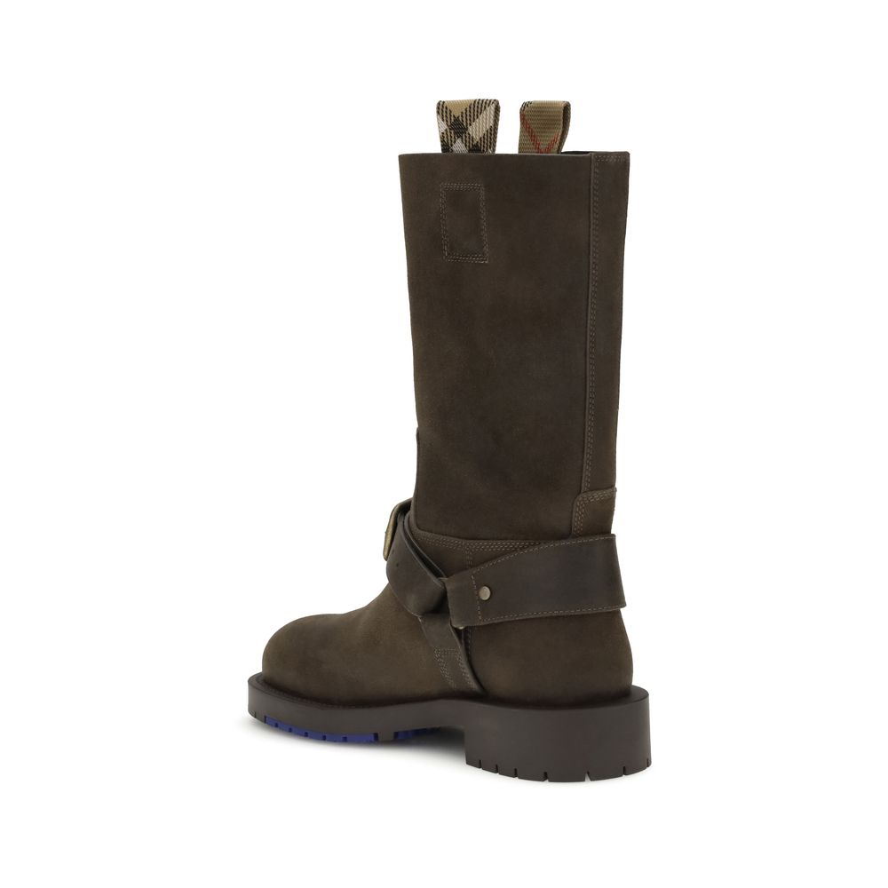 Burberry Suede Saddle Ankle Boots $2590.00 Burberry Luzworld