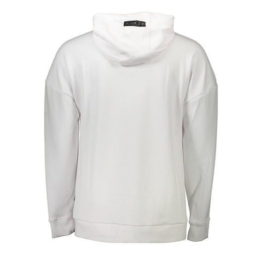 Plein Sport White Cotton Men Sweater $612.00 Plein Sport Luzworld