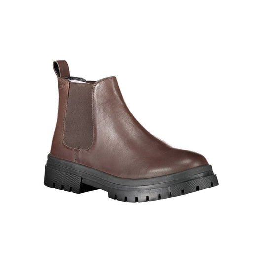 Levi's Brown Leather Men Boot $321.00 Levi's Luzworld