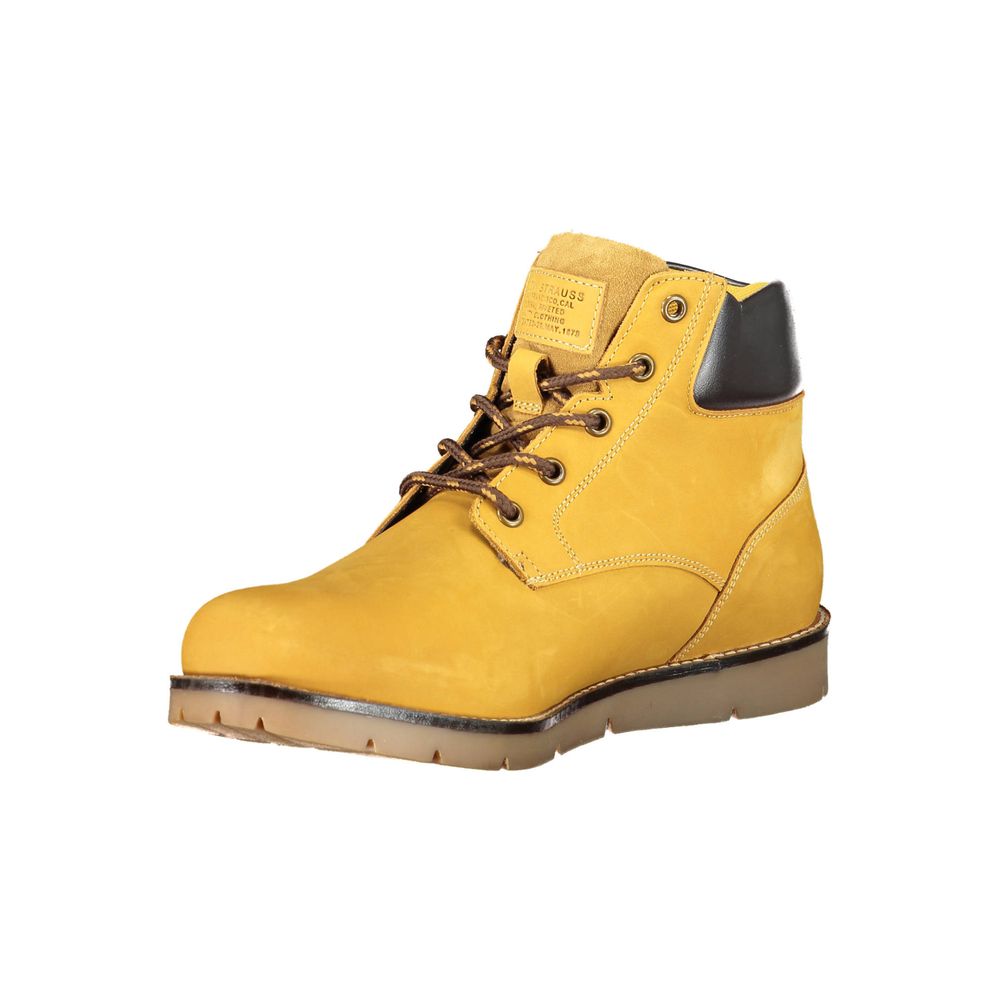 Levi's Yellow Leather Mens Boot $256.00 Levi's Luzworld