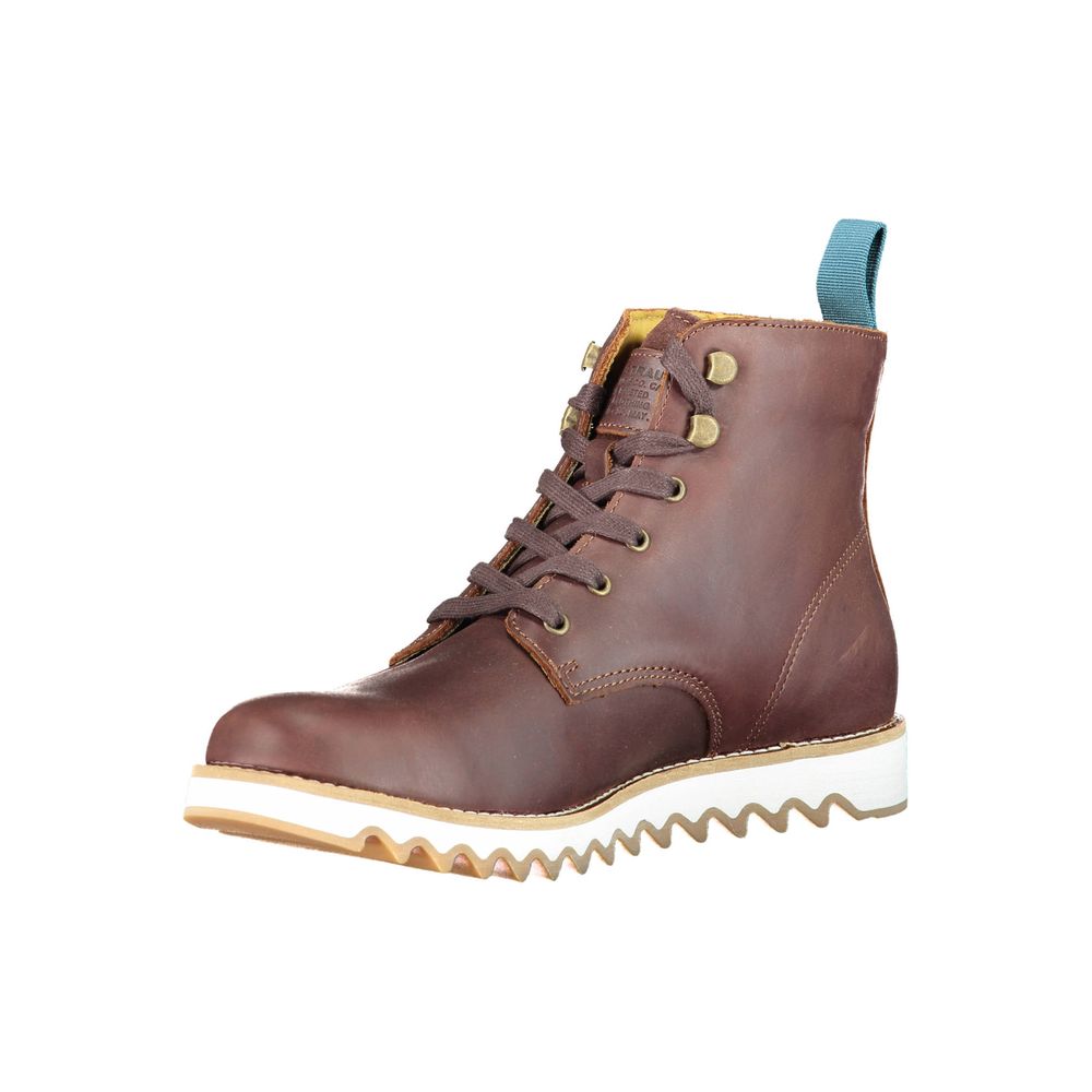 Levi's Brown Leather Men Boot $321.00 Levi's Luzworld