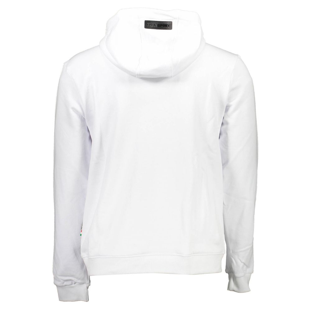 Plein Sport White Cotton Sweatshirt $610.00 Plein Sport Luzworld