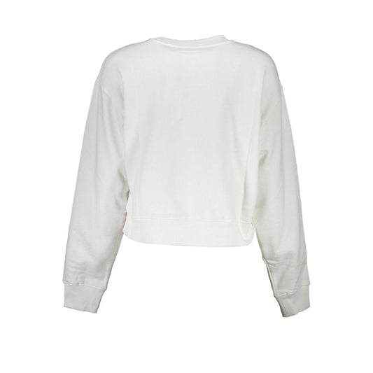 Guess Jeans White Cotton Women Sweater $191.00 Guess Jeans Luzworld