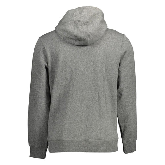 Guess Jeans Gray Organic Cotton Men Sweater $208.00 Guess Jeans Luzworld