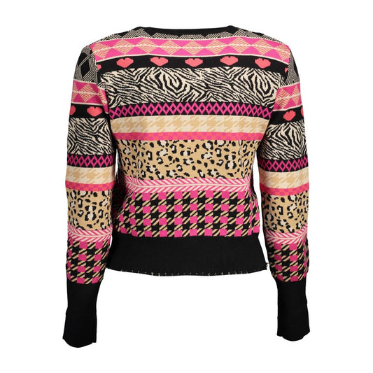 Desigual Black Polyester Sweater $206.00 Desigual Luzworld