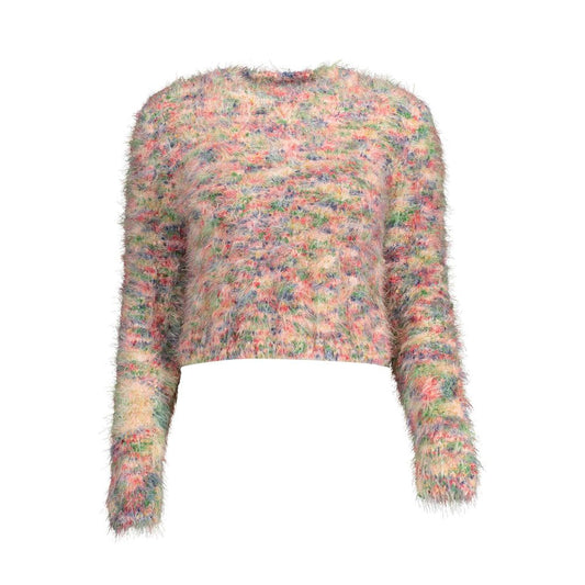 Desigual Pink Cotton Sweater $206.00 Desigual Luzworld