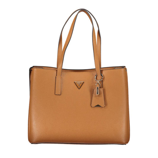 Guess Jeans Brown Polyethylene Handbag $344.00 Guess Jeans Luzworld