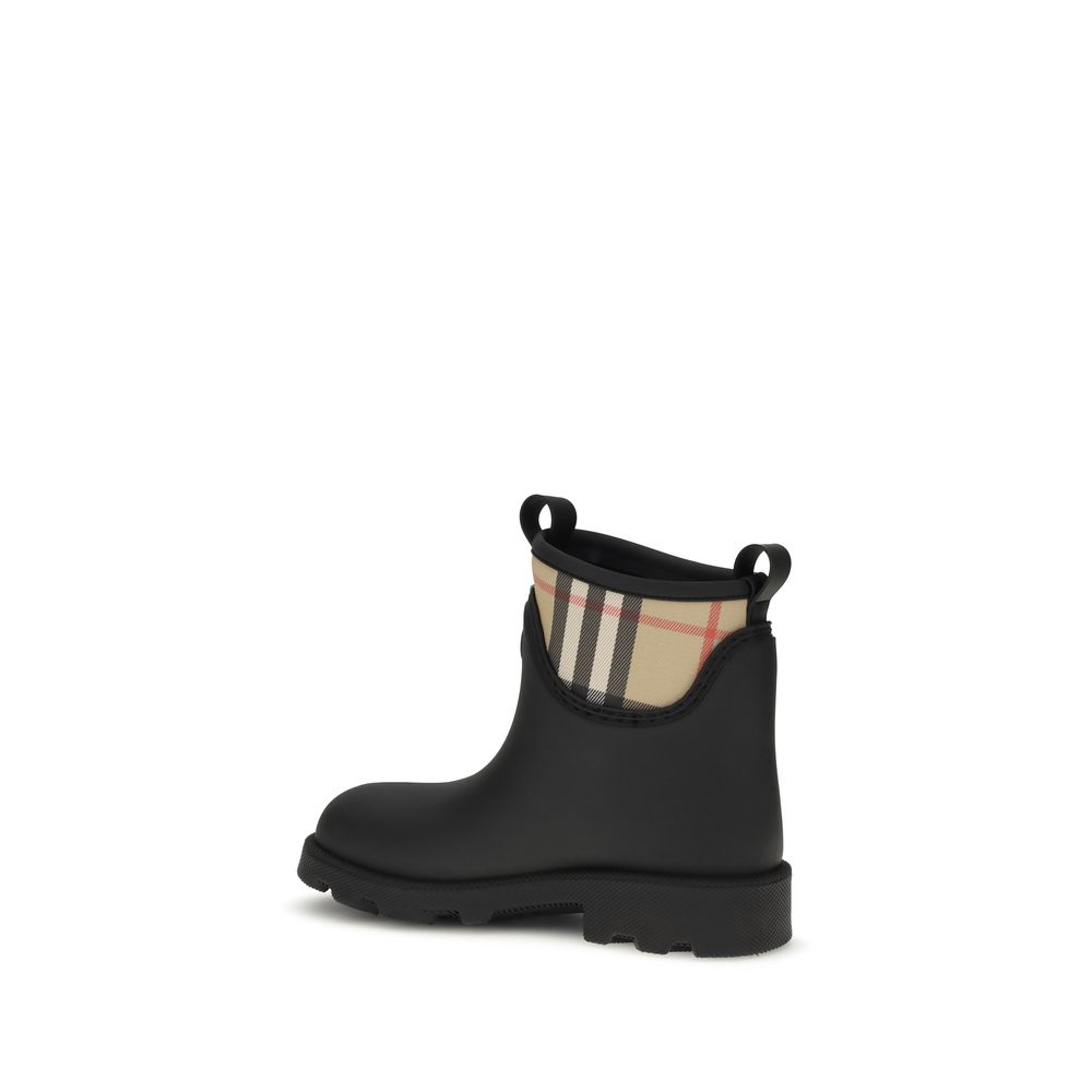 Burberry Marsh Stamp rubber Ankle Boots $1239.00 Burberry Luzworld